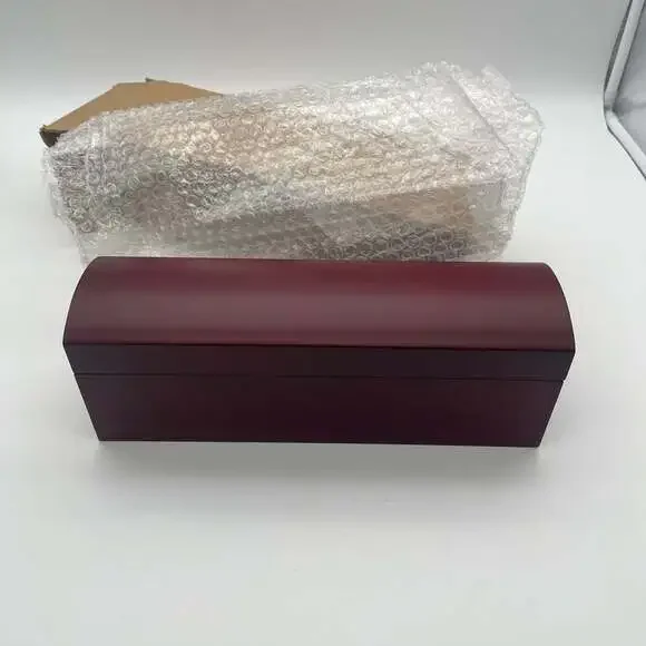 Guardhouse Wood Coin Display Box for 25 Certified Coin Slabs - Mahogany Finish